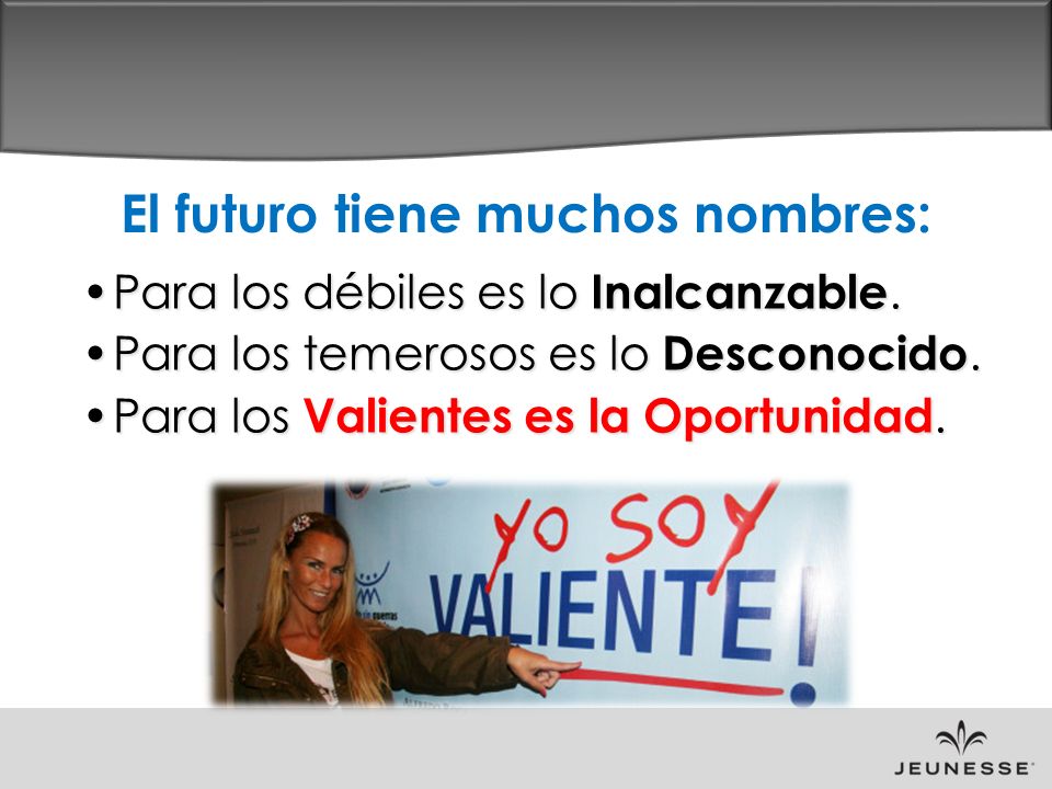 El futuro tiene muchos nombres: