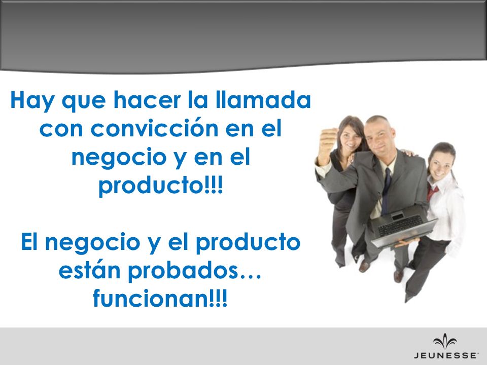 El negocio y el producto están probados… funcionan!!!