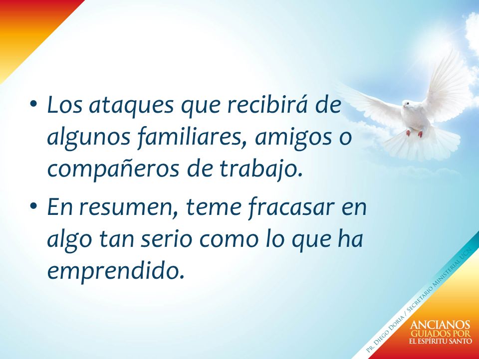 Los ataques que recibirá de algunos familiares, amigos o compañeros de trabajo.