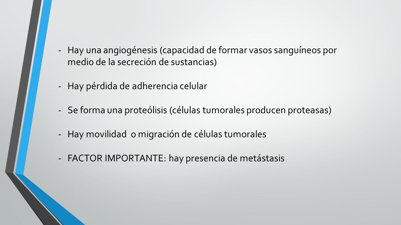 Hay pérdida de adherencia celular
