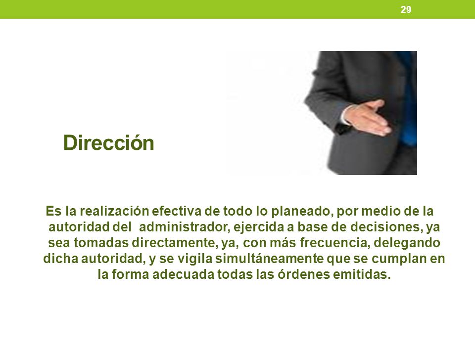 Dirección