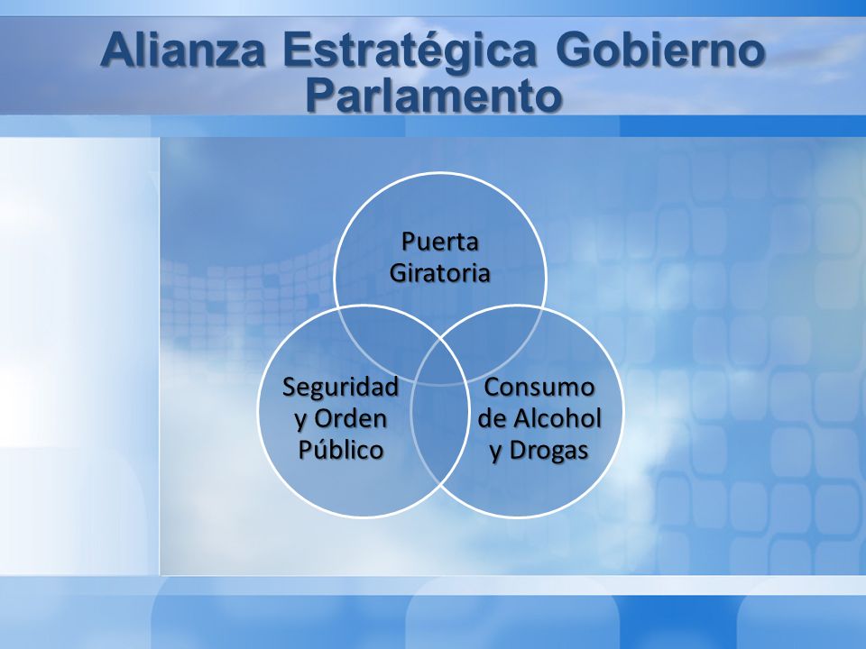 Alianza Estratégica Gobierno Parlamento