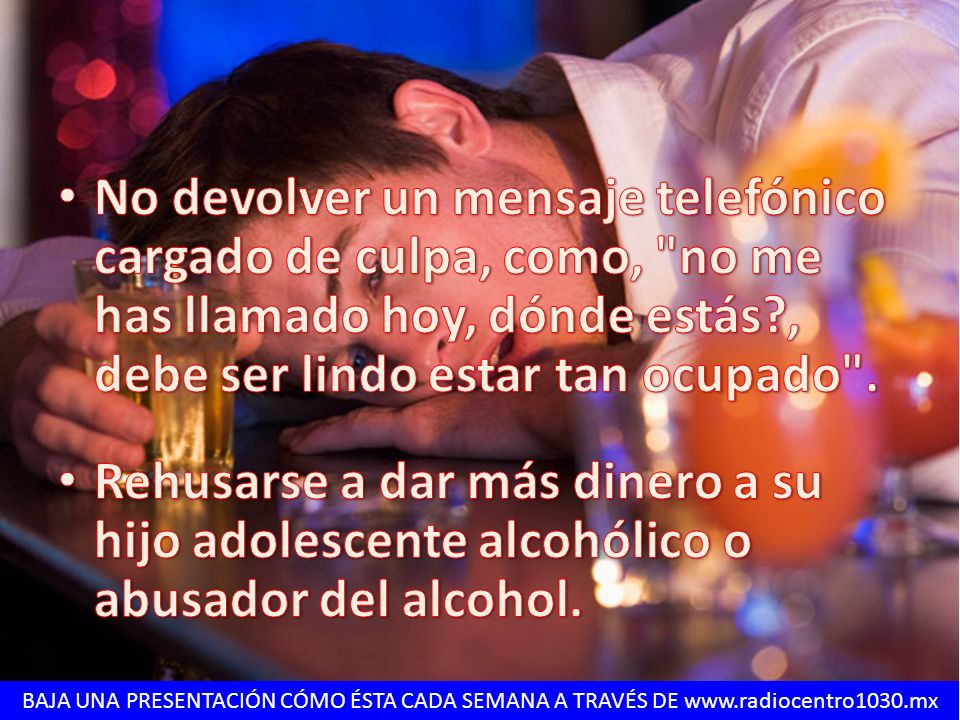 No devolver un mensaje telefónico cargado de culpa, como, no me has llamado hoy, dónde estás , debe ser lindo estar tan ocupado .