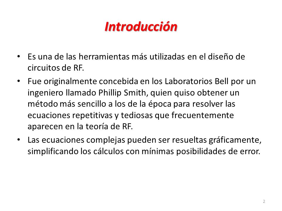 Introducción Es una de las herramientas más utilizadas en el diseño de circuitos de RF.
