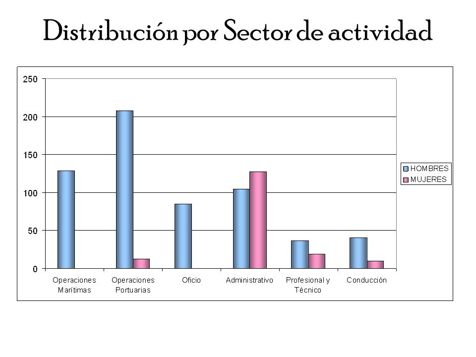 Distribución por Sector de actividad