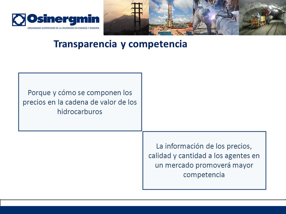 Transparencia y competencia