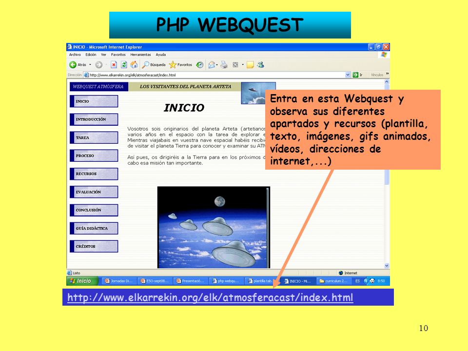 PHP WEBQUEST