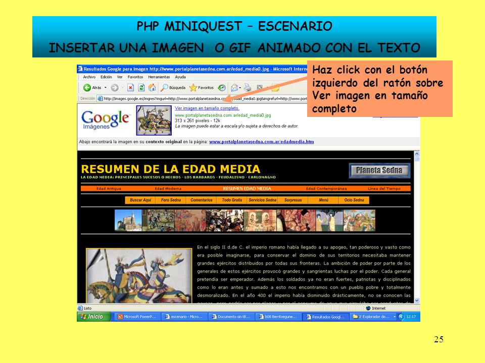 PHP MINIQUEST – ESCENARIO