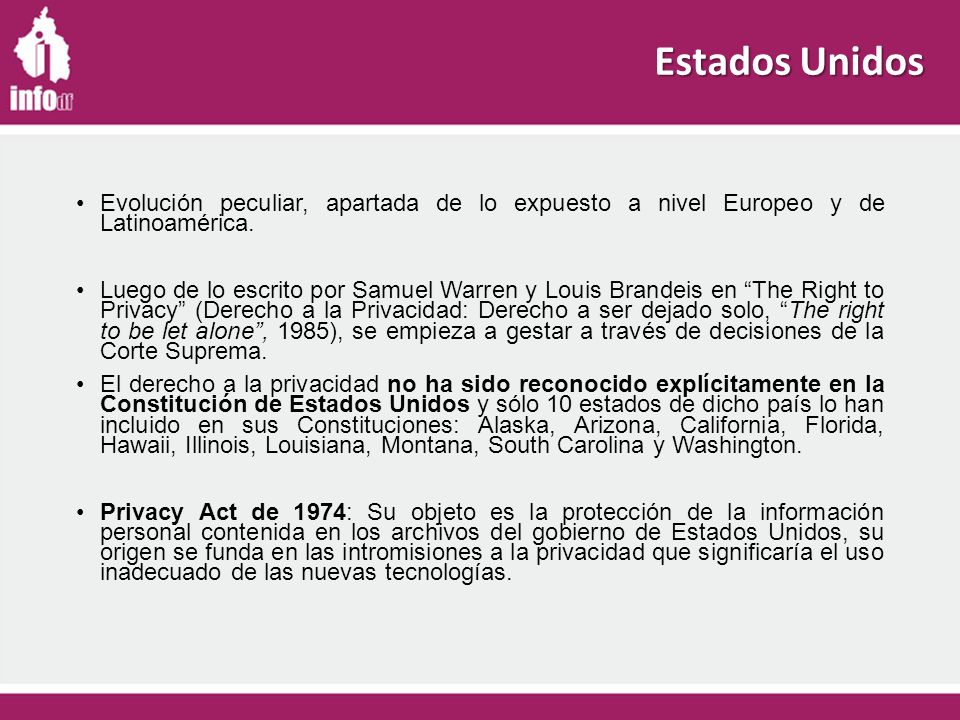 Estados Unidos Evolución peculiar, apartada de lo expuesto a nivel Europeo y de Latinoamérica.
