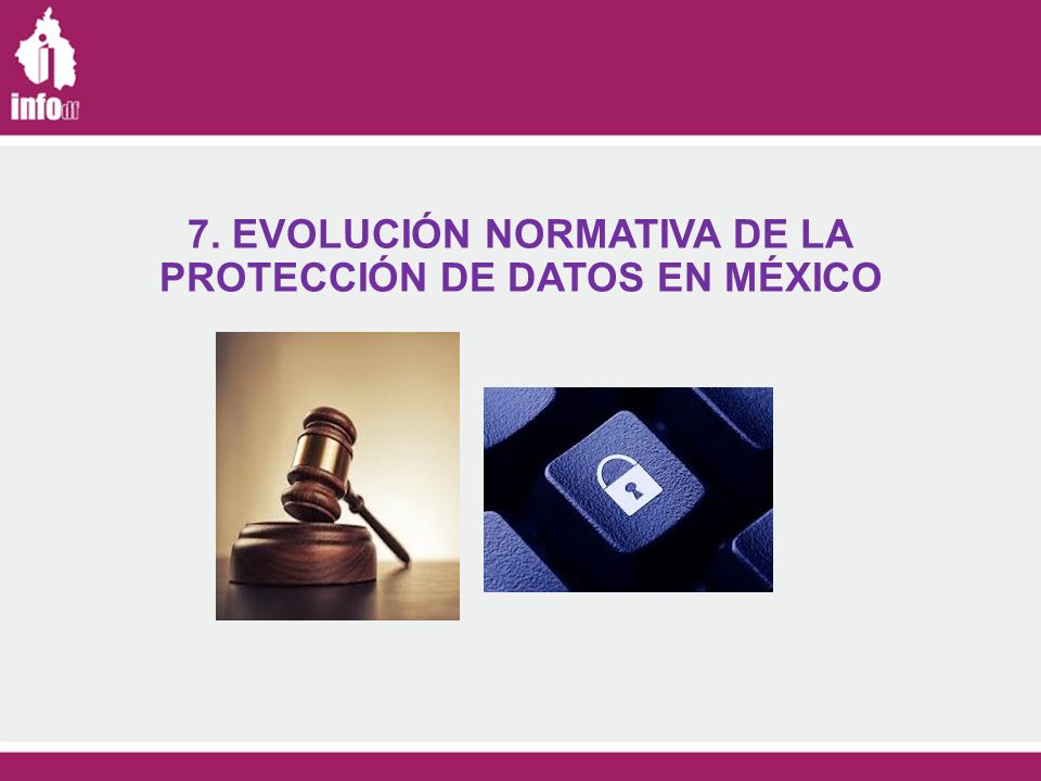 7. EVOLUCIÓN NORMATIVA DE LA PROTECCIÓN DE DATOS EN MÉXICO
