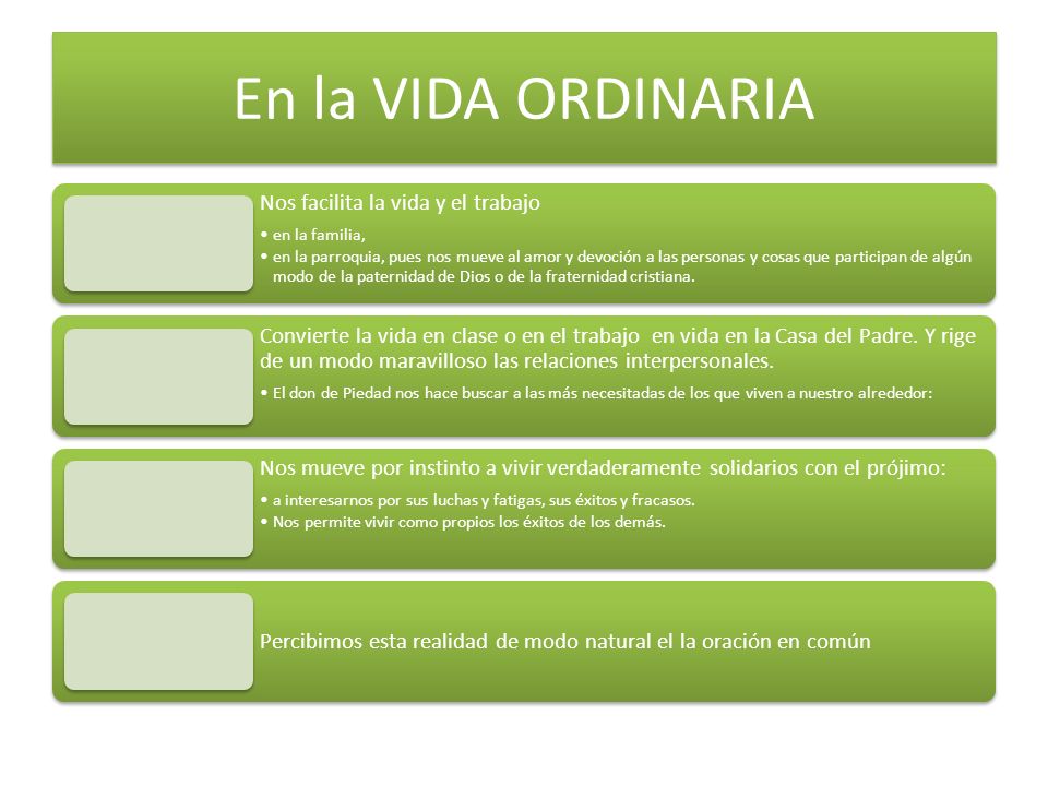 En la VIDA ORDINARIA Nos facilita la vida y el trabajo