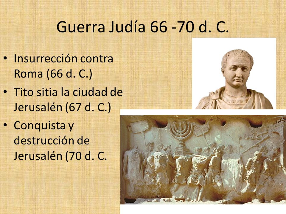 Guerra Judía d. C. Insurrección contra Roma (66 d. C.)