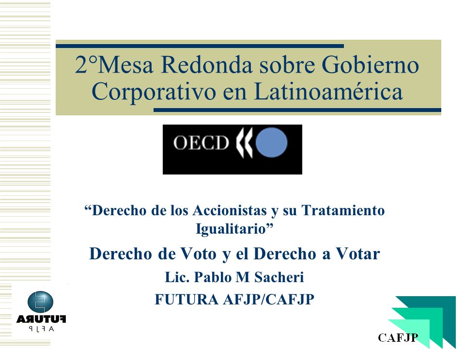 2°Mesa Redonda sobre Gobierno Corporativo en Latinoamérica