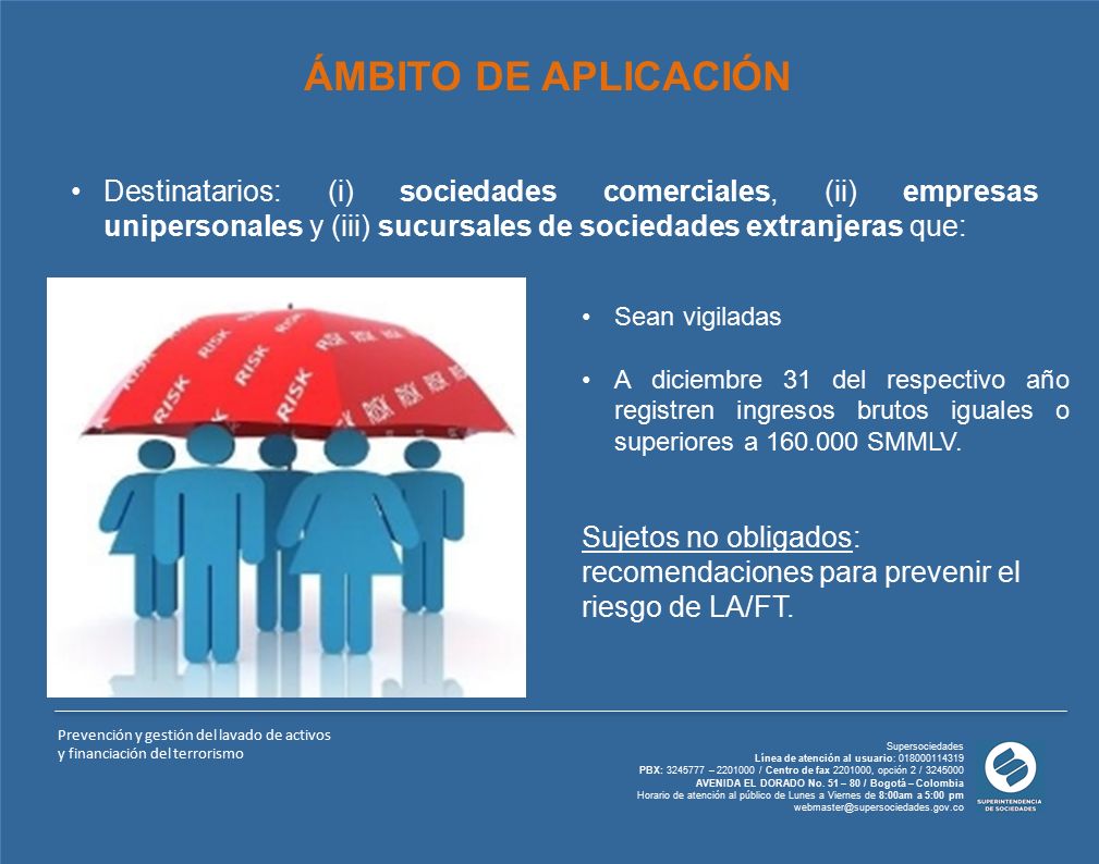 ÁMBITO DE APLICACIÓN Destinatarios: (i) sociedades comerciales, (ii) empresas unipersonales y (iii) sucursales de sociedades extranjeras que: