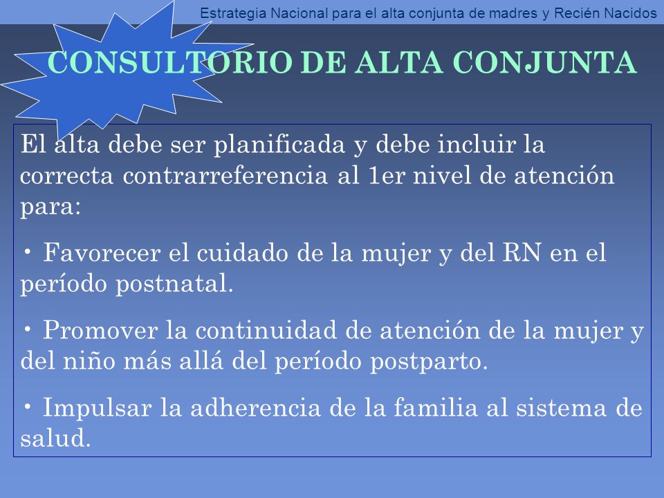 CONSULTORIO DE ALTA CONJUNTA