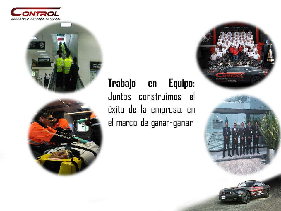 Trabajo en Equipo: Juntos construimos el éxito de la empresa, en el marco de ganar-ganar