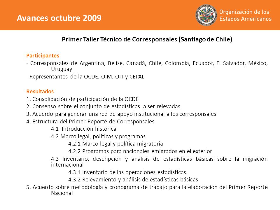 Primer Taller Técnico de Corresponsales (Santiago de Chile)