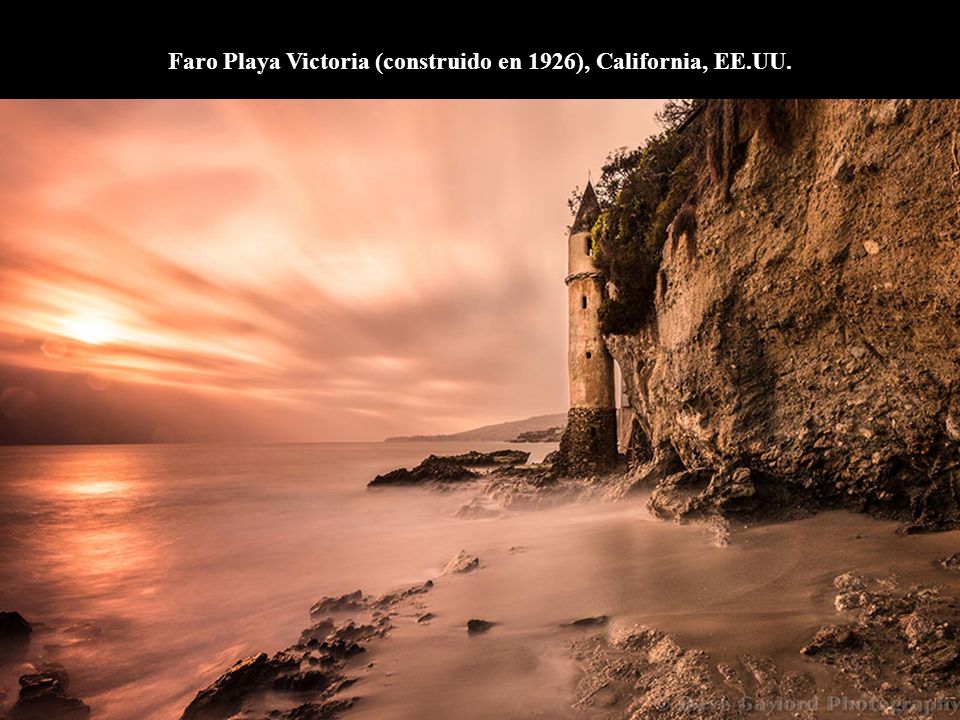 Faro Playa Victoria (construido en 1926), California, EE.UU.