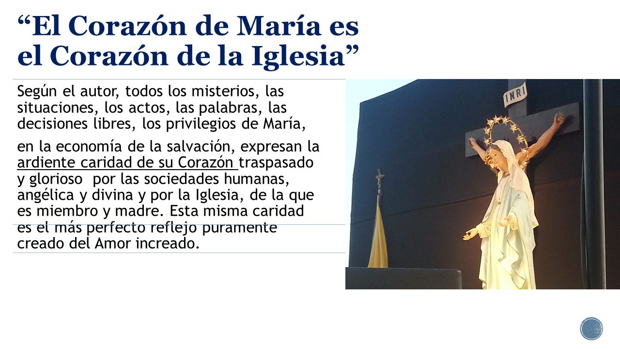 El Corazón de María es el Corazón de la Iglesia