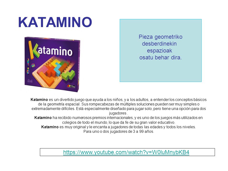 Para uno o dos jugadores de 3 a 99 años.