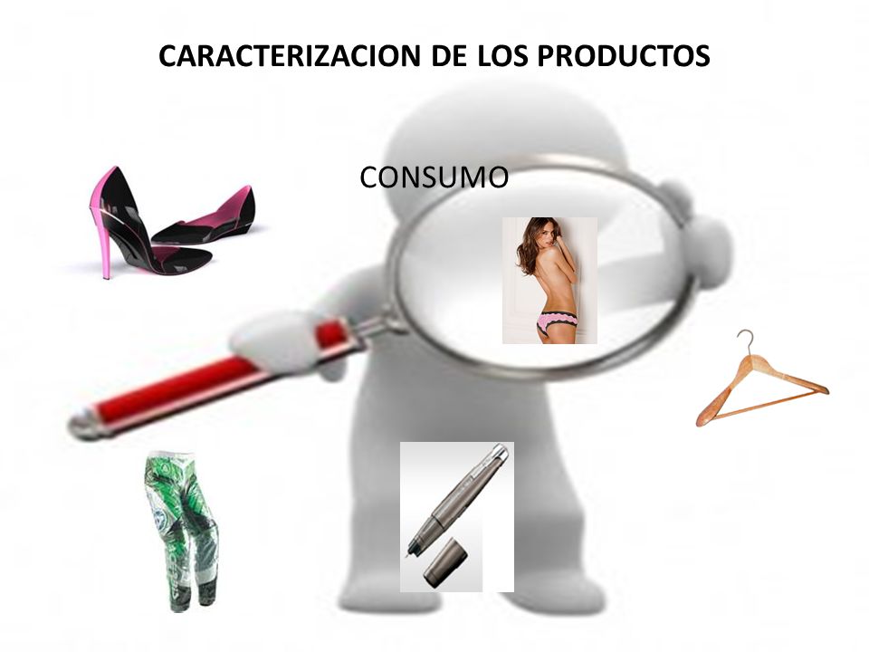 CARACTERIZACION DE LOS PRODUCTOS CONSUMO