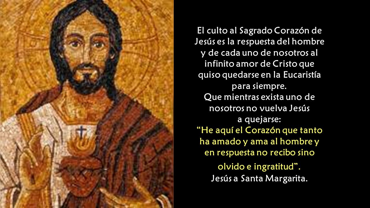 Que mientras exista uno de nosotros no vuelva Jesús a quejarse: