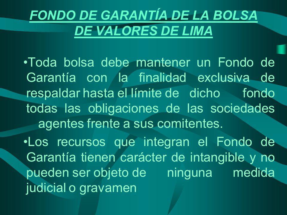 FONDO DE GARANTÍA DE LA BOLSA DE VALORES DE LIMA
