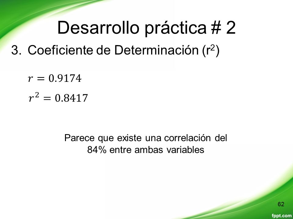 Parece que existe una correlación del 84% entre ambas variables