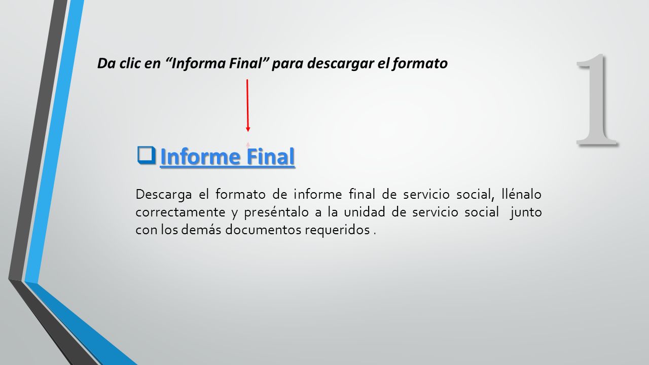 1 Informe Final Da clic en Informa Final para descargar el formato