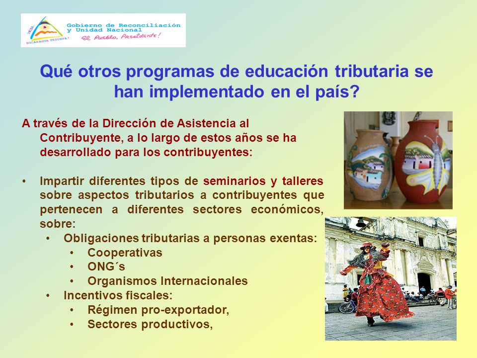 Qué otros programas de educación tributaria se han implementado en el país
