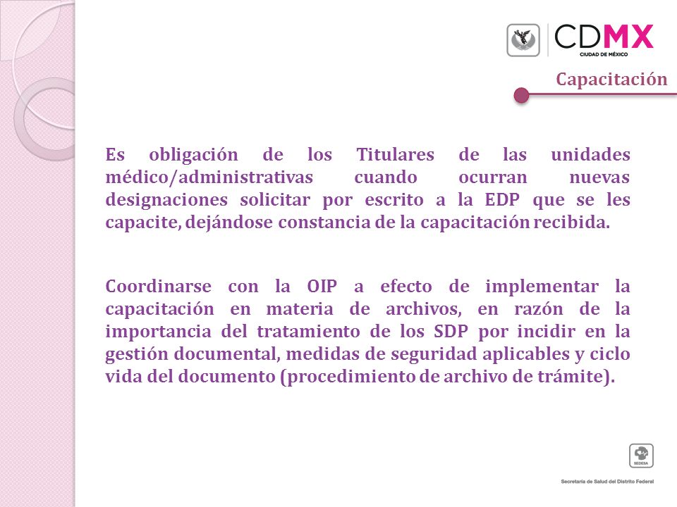 Capacitación