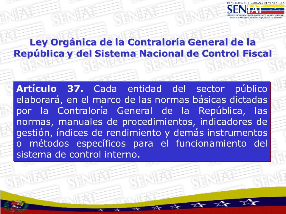 Ley Orgánica de la Contraloría General de la República y del Sistema Nacional de Control Fiscal