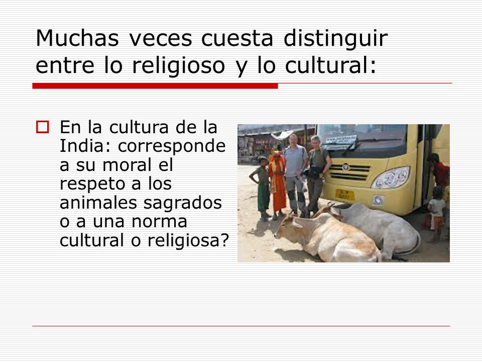 Muchas veces cuesta distinguir entre lo religioso y lo cultural: