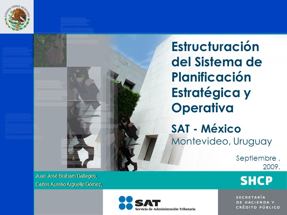 Estructuración del Sistema de Planificación Estratégica y Operativa