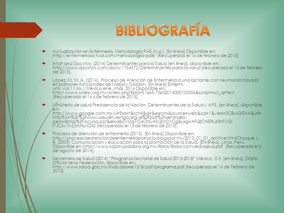 BIBLIOGRAFÍA