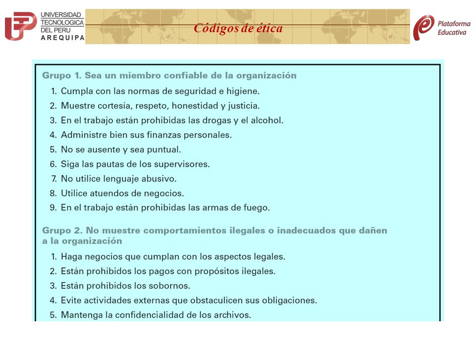 Códigos de ética © 2009 Pearson Educación, Inc. Publicado como Prentice Hall.