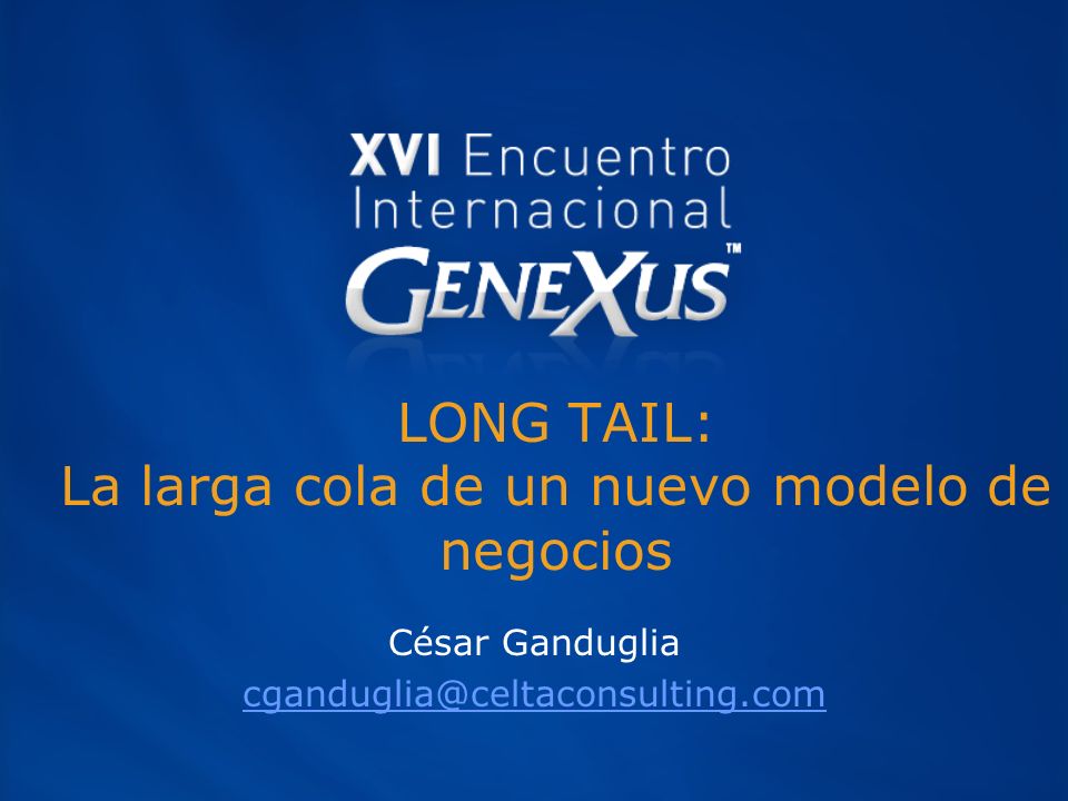 LONG TAIL: La larga cola de un nuevo modelo de negocios