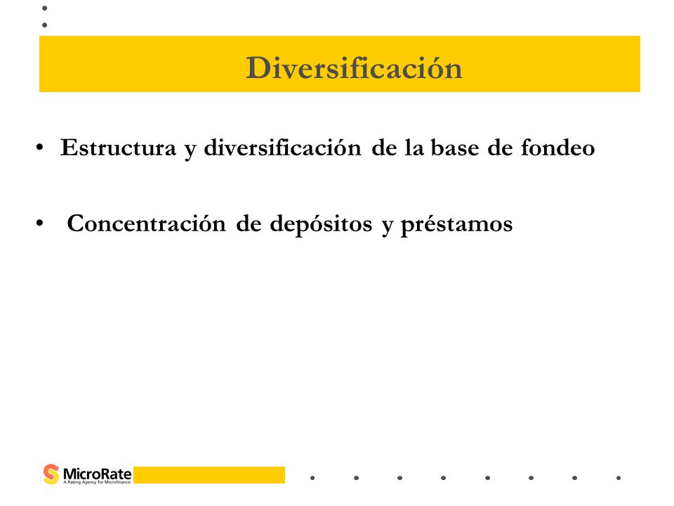 Diversificación Estructura y diversificación de la base de fondeo