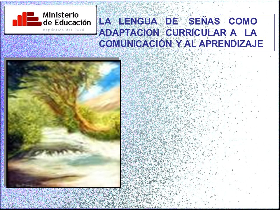 LA LENGUA DE SEÑAS COMO ADAPTACION CURRICULAR A LA COMUNICACIÓN Y AL APRENDIZAJE