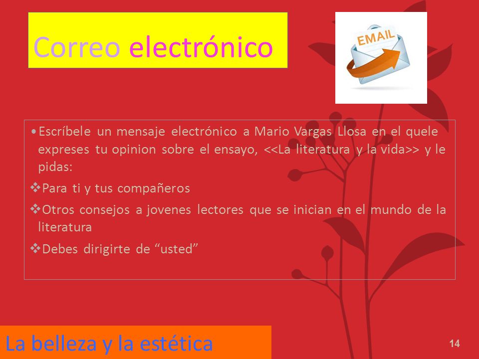 Correo electrónico La belleza y la estética