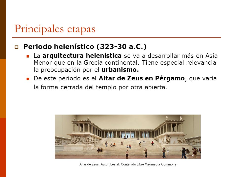 Altar de Zeus. Autor: Lestat. Contenido Libre Wikimedia Commons