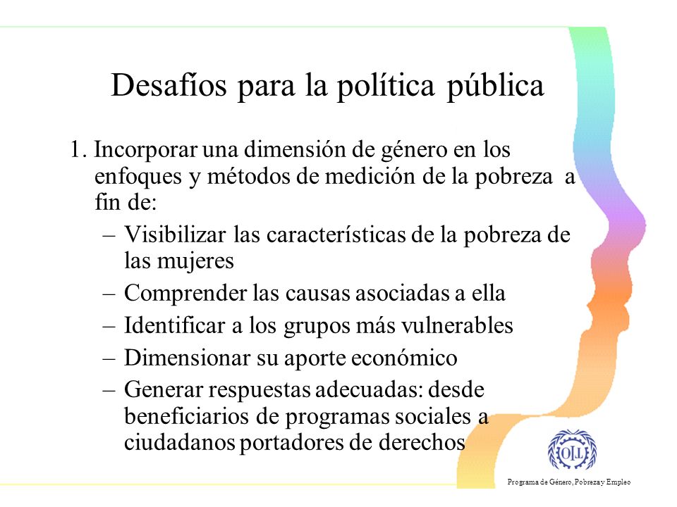 Desafíos para la política pública