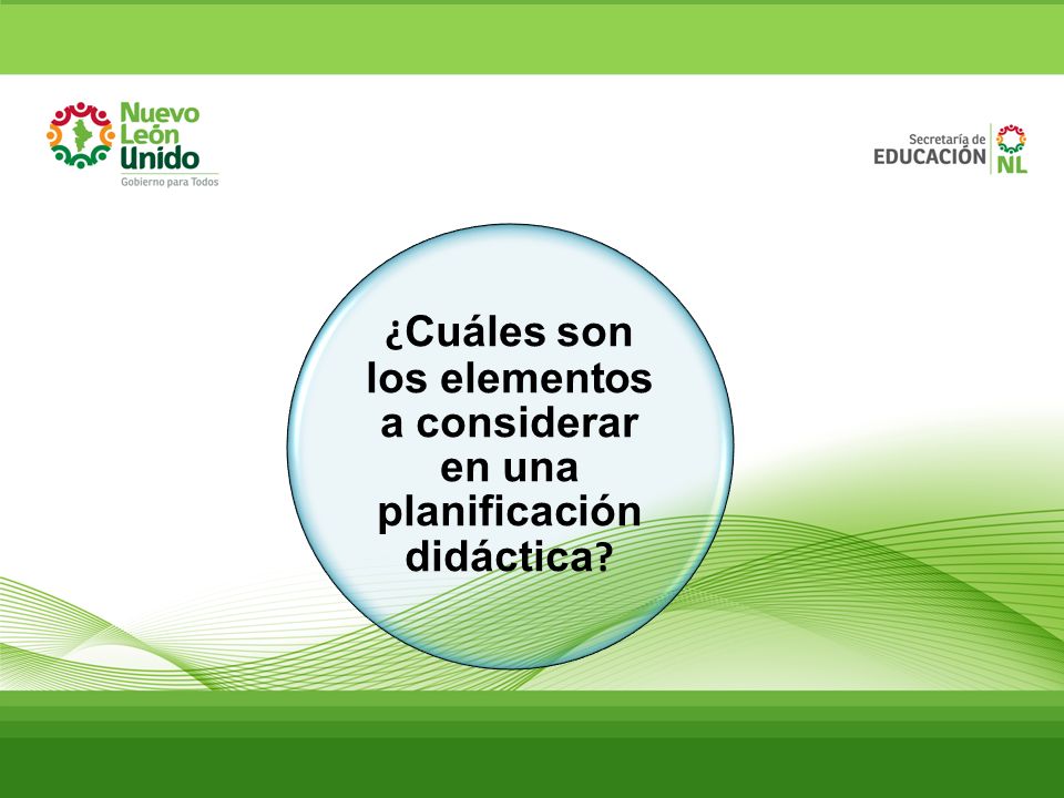 ¿Cuáles son los elementos a considerar en una planificación didáctica