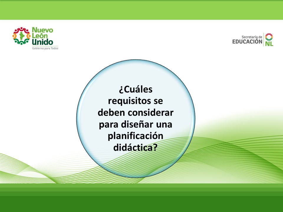 ¿Cuáles requisitos se deben considerar para diseñar una planificación didáctica