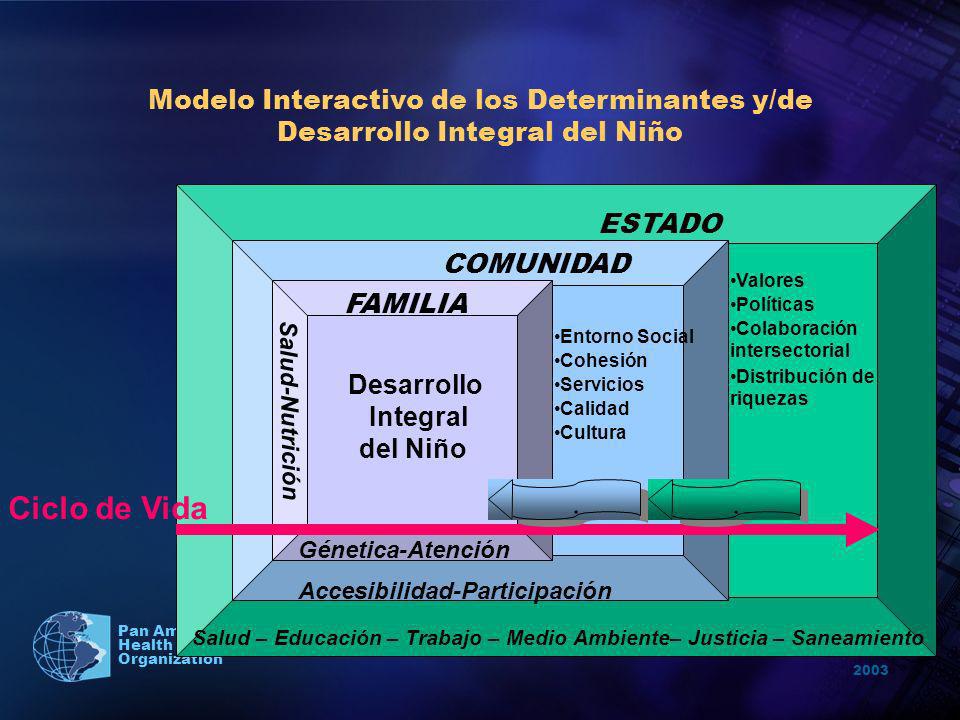Modelo Interactivo de los Determinantes y/de Desarrollo Integral del Niño