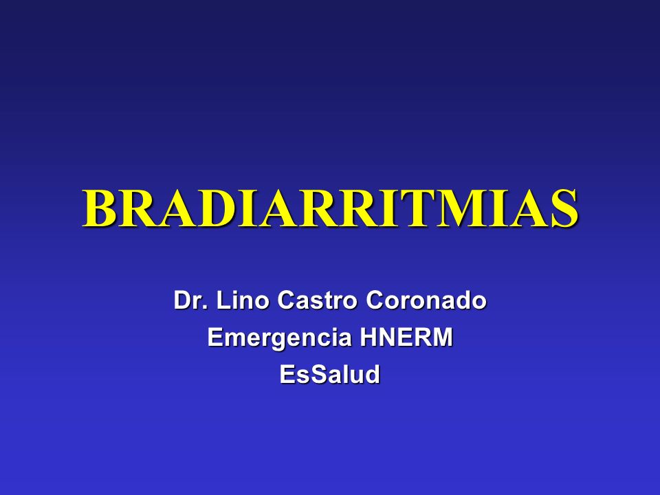 Dr. Lino Castro Coronado Emergencia HNERM EsSalud