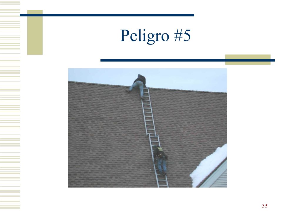 Peligro #5 Two ladders together