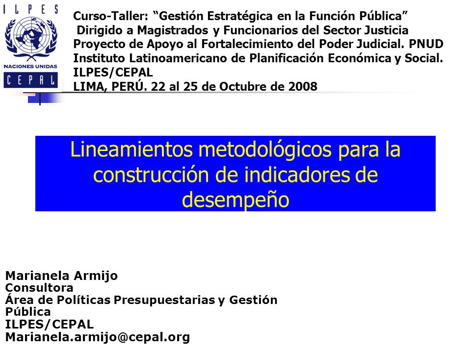 Curso-Taller: Gestión Estratégica en la Función Pública