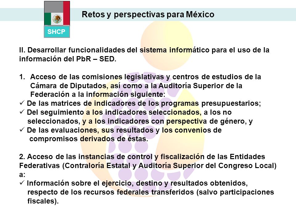 Retos y perspectivas para México