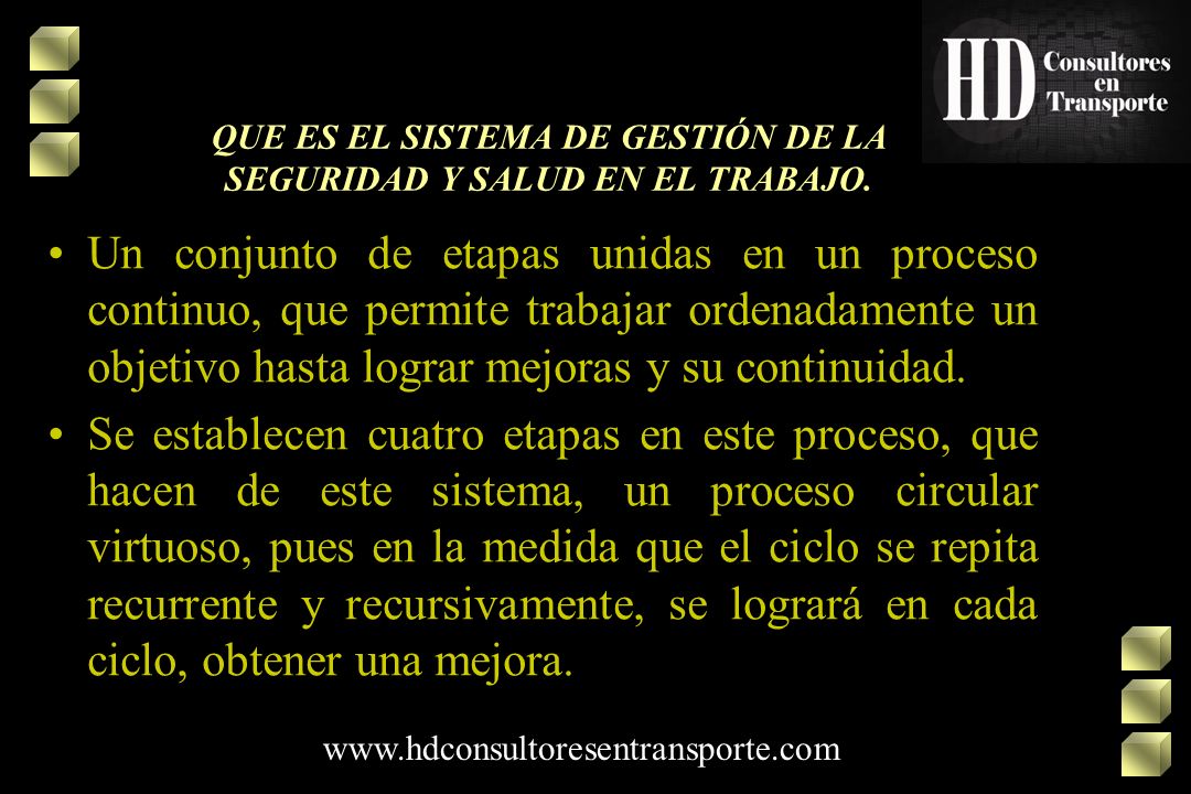 QUE ES EL SISTEMA DE GESTIÓN DE LA SEGURIDAD Y SALUD EN EL TRABAJO.